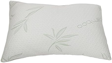Nurture Bedding Shredded Memory Foam Bed Pillow with Bamboo Cover - Queen