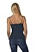 Seamless Women's Cami with Padded Bra Cup and Detachable Spaghetti Straps Top