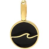 Pura Vida Harper Enamel Wave Charm Gold Charms for Bracelets & Necklaces - Gold