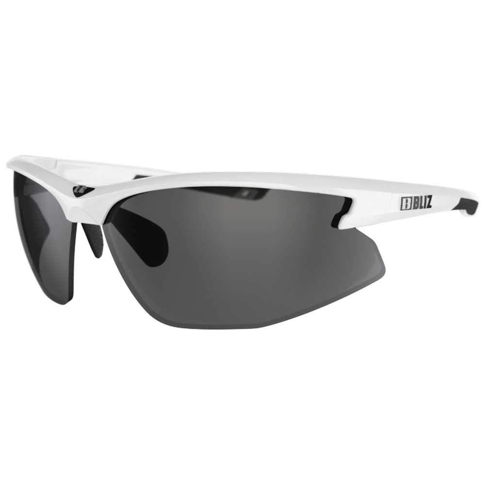 Bliz Unisex's 9060-01 Motion' Sports Sunglasses, White with smoke silver mirror lens, Regular