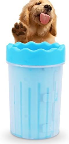 Mud buster Dog Paw Cleaner Paw Plunger For Dogs, small, Blue