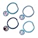 Frozen 2 Birthday Party Wearables Favors and Goodie Bag Fillers Pack For 8 With Elsa and Anna Frozen 2 Goody Bags,Tags, Slap Bracelets, Hair Pony Tails, Tattoos Snowflake Wands and Frozen Inspired Pin