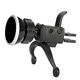 Magnetic Phone Car Mount,U-good Air Vent Magnetic Car Mount Phone Holder with Strong Magnet/Kickstand/One Touch Grip Technology,for All iPhone and Android Smartphones Cell Phones(Black)