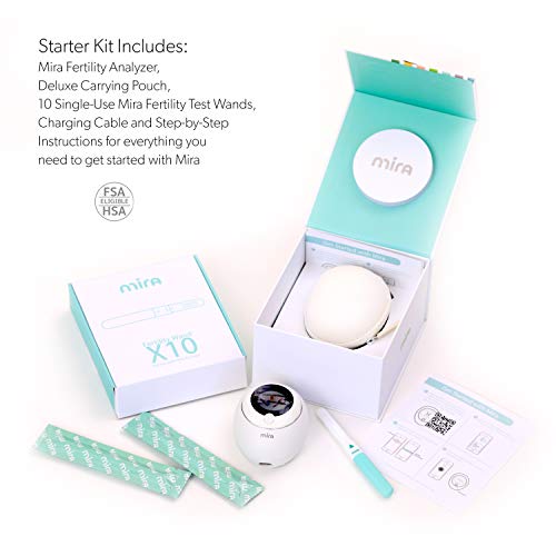 Mira Fertility Starter Kit, Mira Analyzer + 10 Mira LH Ovulation Test