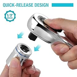 DURATECH Extra Long Handle 1/2-Inch Drive