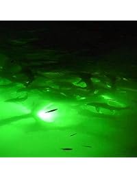 Goture 12V 10.8 W 180 ledes Luz de pesca sumergible con cuerda de 5 m 5.47 yardas   Color blanco, azul, verde