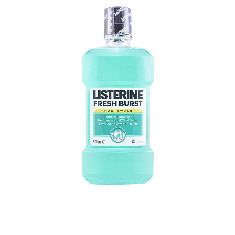 Listerine Fresh Burst Mouthwash, 500ml