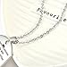 Stainless Steel Dog Tag Letters to My Son Love mom Pendant Necklace,Inspirational Gifts for Son Jewelry (Nkc043, Stainless-Steel)