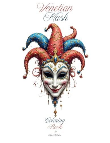 Venetian Masks Coloring Book by Eric Holston