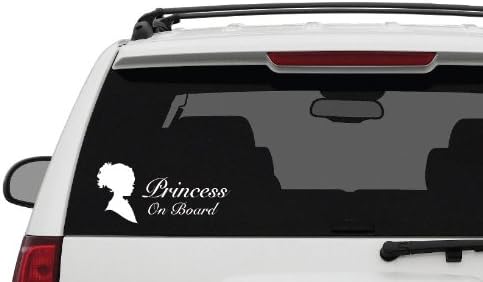Princess on Board Decal Bumper Sticker