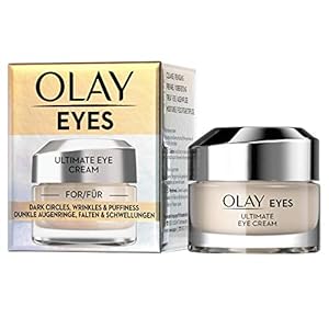 Olay Ultimate Eye Cream For Dark Circles with Colour Correcting Formula Suitable for All Skin Tones,15ml
