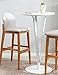 Solid Wood Bar Stool Modern Minimalist Bar High Stool Back Bar Stool Front Desk Cash Register High Stool Home (Color : C)