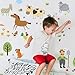 Farm Animal Barnyard Wall Decals for Kids - Farming Baby Room Children Stickers for Toddlers Bedroom - Animal Wall Decor Nursery Art [>40 Art playroom clings] + Free Bird Gift!
