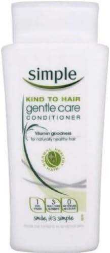 Simple kind to hair gentle care conditioner 200ml - Pack of 4, 200 ml (Pack of 4)