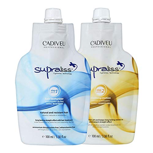 CADIVEU Supraliss hair straightener cream 100ml For Healthy hair/For short hair