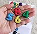 36 PCS ONE Set of Letter and Numbers Shoe Charm for Croc Letter Clog Charms Alphabet Shoe Charms