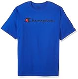 Champion Men's Classic Jersey Script T-Shirt, Surf The Web/Champion Script, M