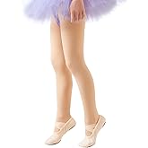 LinkSphere Girls Fleece Lined Tights Winter Warm Leggings (220g Thick) - Stretchy Thermal Tights for School, Christmas