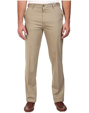 Men's Men's Big & Tall Signature Stretch Flat Front Timber Wolf Pants