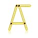 Ponhoza Template Tool + FREE a Tape Measure For Hanging Tile,Laying Floors,Cutting Stone,Measuring All Angles and Forms Angle Ruler,for Handymen,Builders,Craftsmen