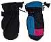 N'Ice Caps Unisex Adults Solid And Colorblocked Puffy Waterproof Ski Mittens