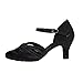 BAYSA Women's Comfortable Low Heel Satin Wedding Ballroom Latin Taogo Dance Shoe Heel 2.2