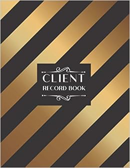 Client Record Book Personal Client Tracking Log With A Z