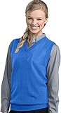 Ed Garments Women's V-Neck Durable Sweater Vest