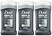 Dove Men+Care Cool Silver Deodorant, 3 Ounce (Pack of 3)