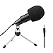 FIFINE PC Microphone 3.5mm Plug and Play Microphones for Computer Desktop Laptop Online Chat, Broadcast Microphone for Skype,YouTube,Google Voice Search, Games-K667