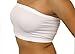 Dona Michi Women's Basic Stretch Bandeau Bra Tube Top One Size Fits All - White