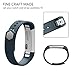 Vancle Fitbit Alta Bands, Newest Adjustable Replacement Bands For Fitbit Alta Bands, Large, Slate (With Metal Clasp, No Tracker)