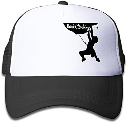 Adjustable Caps Kids Extreme Sports Rock Climbing Boy Baseball Mesh Hats Black