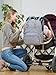 Diaper Bag Backpack, iniuniu Large Unisex Baby Bags Multifunction Travel Backpack for Mom and Dad with Changing Pad and Stroller Straps, Gray