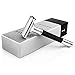 QSHAVE Parthenon Adjustable Double Edge Safety Razor V2.0 - Long Handle Butterfly Opening Razor for Men Women with 5 American Blades