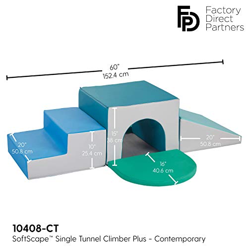 Factory Direct Partners 10408CT SoftScape Single Tunnel Play Foam