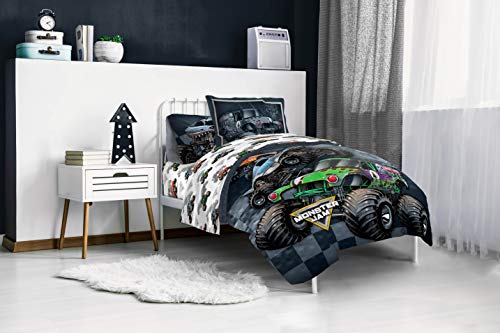 monster jam twin bedding set