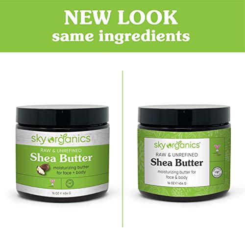 Shea Butter by Sky Organics (16 oz) 100 Pure Unrefined Raw African