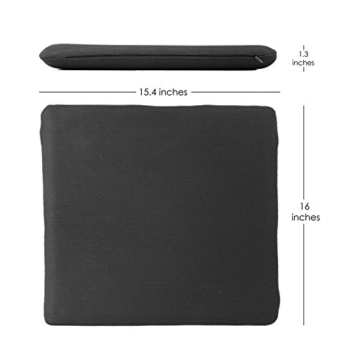 Wagan IN9111 Relax Fusion Standard Memory Foam and Gel Seat Cushion