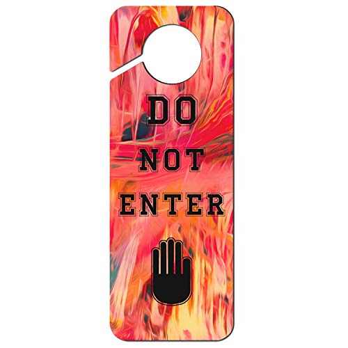 Remember Do Not Enter-2 Plastic,Door Handle Hook Sign,Room...