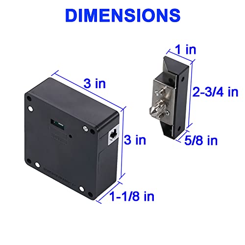 Homello RFID Electronic Lock with USB Cable Hidden DIY RFID