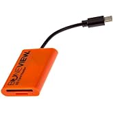 Trail Camera Viewer for iPhone, Corded SD Memory Card Reader Plays Video &amp; Photo on All Apple iOS iPad Tablets and iPhone Model Smartphones (iPhone 15 or Later)