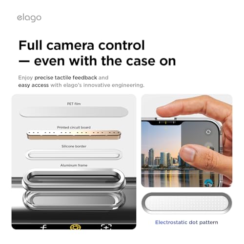 elago Funda Magnética Híbrida Transparente para iPhone 17 Pro 6,3'' - Compatible con MagSafe, Tecnología PC+TPU, Cristal Claro, Funda Protectora Antigolpes, Perfil Delgado (Clear)