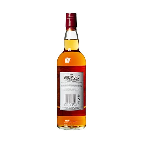 Ardmore 12 Jahre | Port Wood Finish Single Malt Whisky | mit Geschenkverpackung | 46% Vol | 700ml Einzelflasche – Bild 4