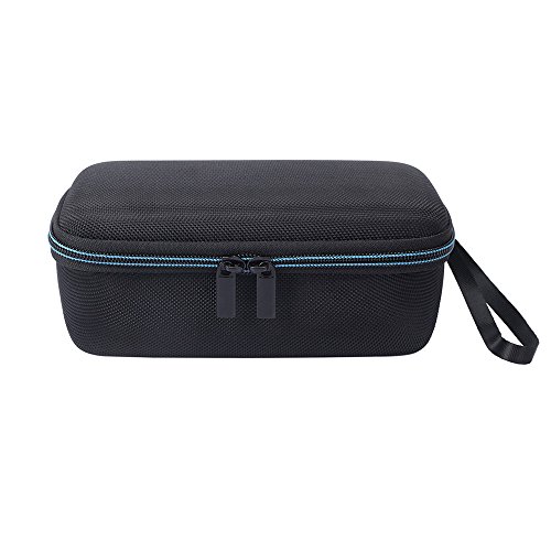 Esimen Hard Travel Case for Nebula Capsule Smart Mini Projector by Anker and Remote Control USB Flash Drive Accessories Carry Bag Protective Storage Box (Black)