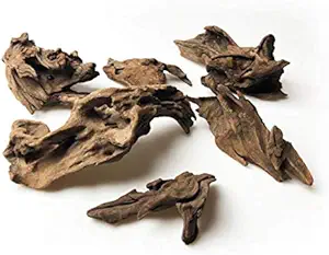 beautgreen 6PCS Large Natural Driftwood Branches Reptiles Aquarium Fish Tank Decoration, Fish Tank Cave Hideout Wood Decor Driftwood for Aquarium