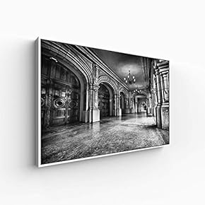 Canvas Wall Art for Living Room, Bedroom Building Framed Canvas Prints for Home Decoration Ready to Hang - 16x24 inches