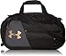 Under Armour Adult Undeniable Duffle 4.0 Gym Bag , Black (002)/Metallic Gold , Medium