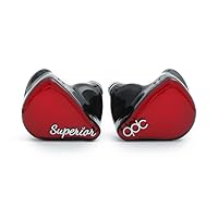 キューディーシー(qdc) SUPERIOR Vermilion Red [10mmシングルフルレンジダイナミックドライバー搭載イヤホン] 同軸デュアル磁気回路&デュアルキャビティ構造 IEM2pinコネクター採用 ハイレゾ リスニング/モニター/ライブ/ゲーム【QDC-SUPERIOR-RD】