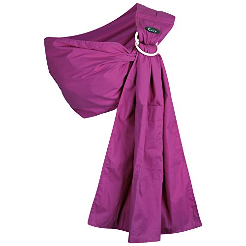 Cuby Ring Sling Baby Wrap Carrier for Infants and
Newborns,Breastfeeding Privacy (Purple) Cuby Ring Sling Baby Wrap Carrier for Infants and
Newborns,Breastfeeding Privacy (Purple)